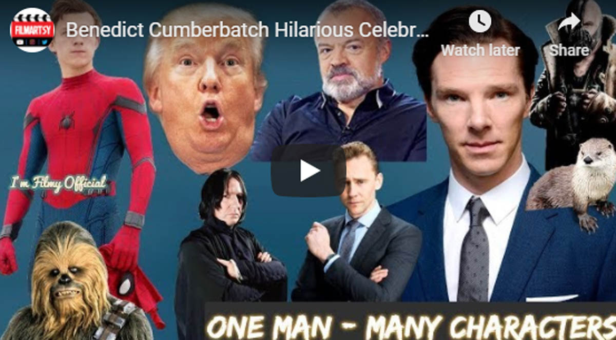 Benedict Cumberbatch Hilarious Celebrity Impressions