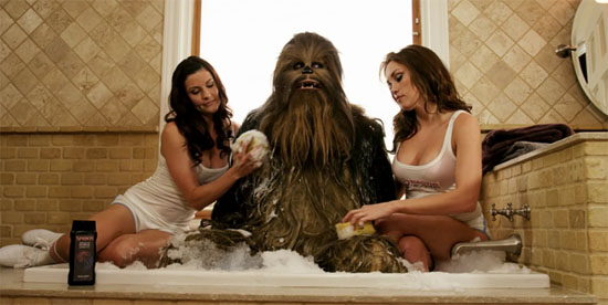 Chewbacca Needs a Rub Down