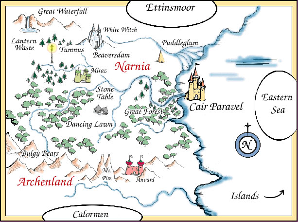 Map of Narnia