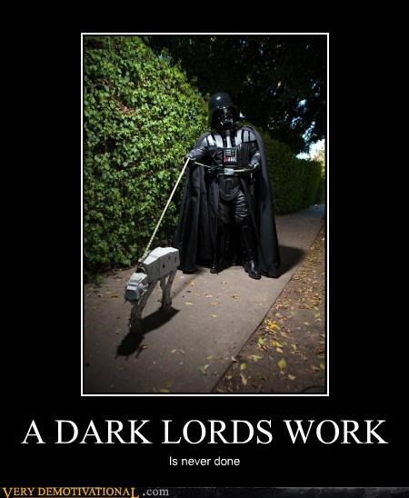 A Dark Lords work is never done