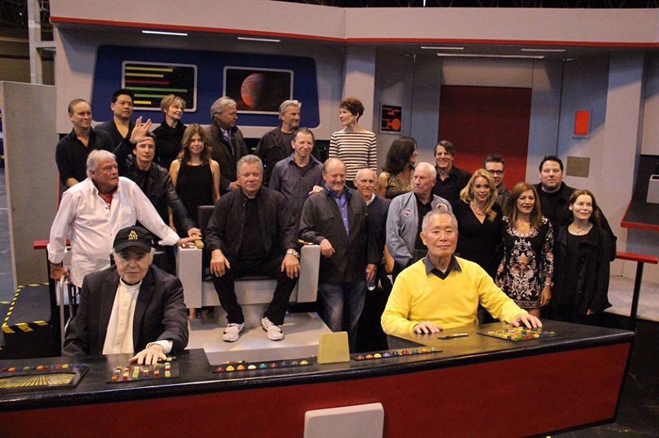 Star Trek Crew Group Shots and Selfies